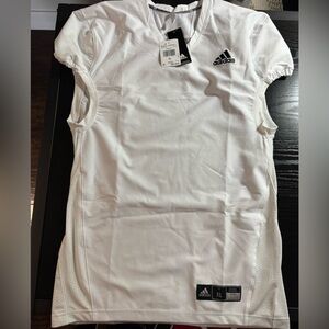 Adidas Men's White Football Practice Jersey Size L Large